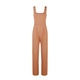 Ciara Organic Cotton Jumpsuit - Cappuccino