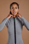 Women's Vitality Bodysuit - Grey