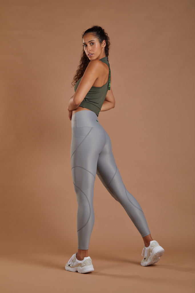 Women's Contour Leggings - Grey – numbatsport