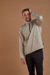 Men's Lightweight Windbreaker - Light Beige